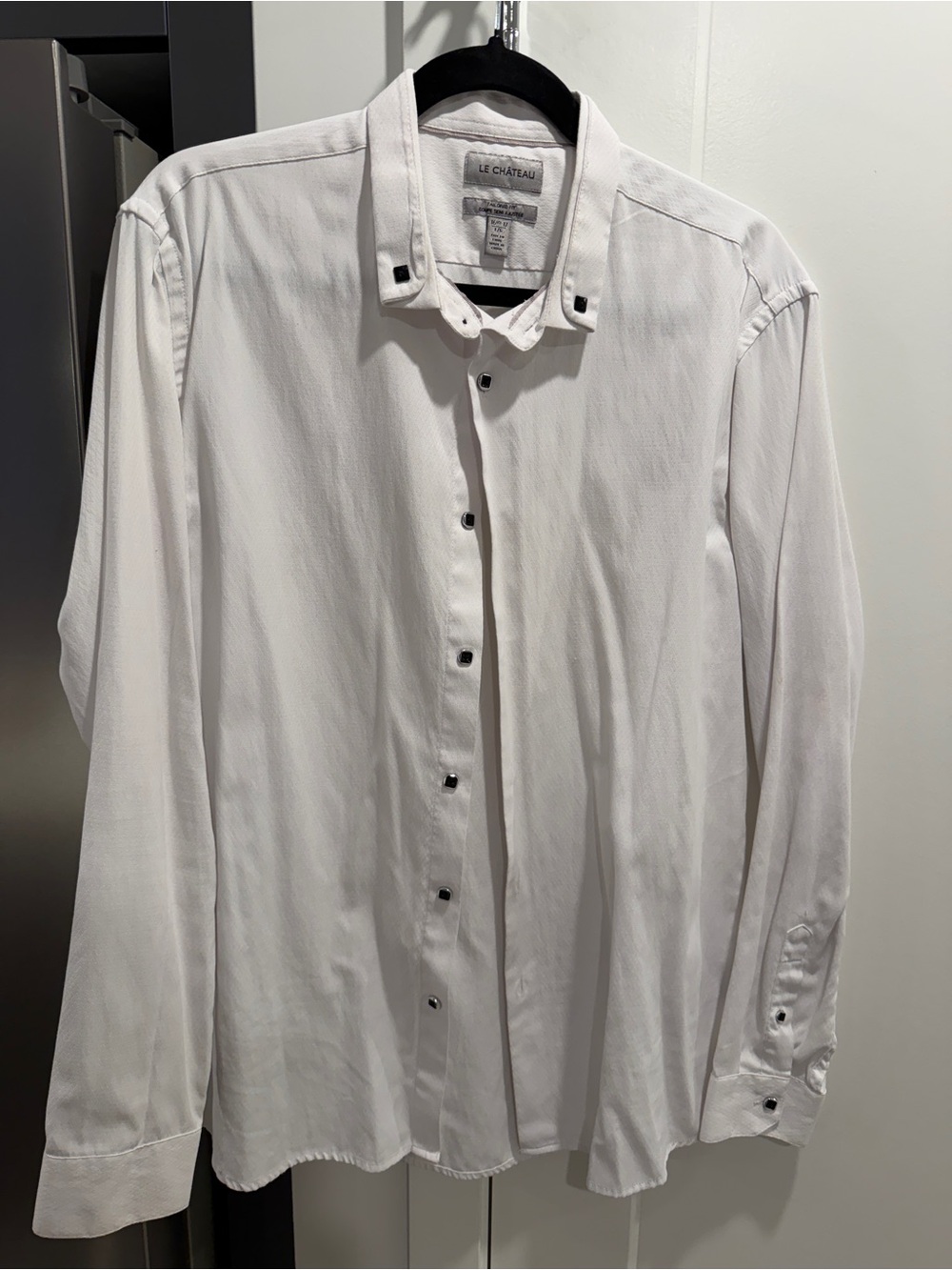 Le Chateau Men's White Dress Shirt